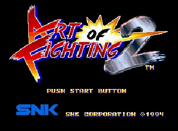 Art of Fighting 2 / Ryuuko no Ken 2 (set 2) screen shot title